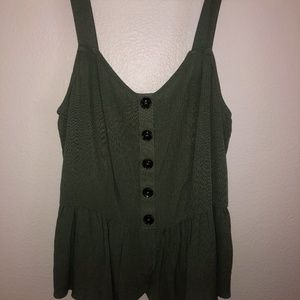 Army Green top